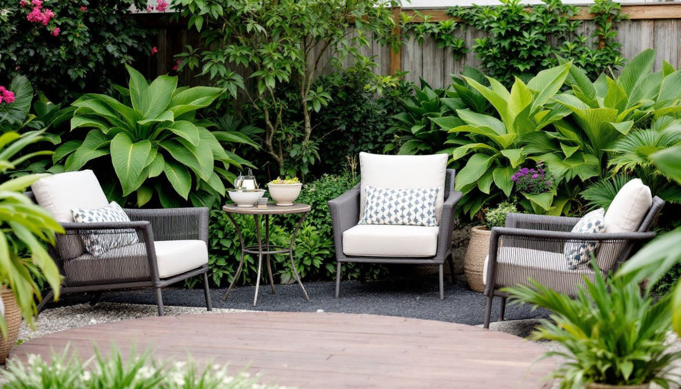 Comment intégrer des meubles de jardin dans une petite espace ?